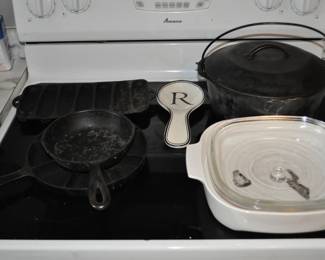 Sample of Cast Iron/ Corning Ware