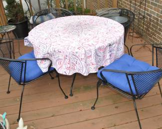 All Steel Patio Set