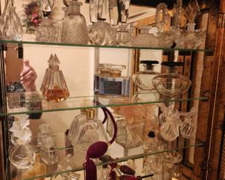 Lovely perfume bottle collection