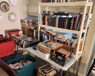 VHS, Books,Cassettes