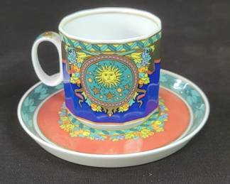 Lot # : 380 - Rosenthal Versace porcelain demitasse
