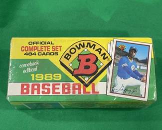 Lot # : 281z - 1989 Bowman sealed complete set, Ken Griffey, Jr
