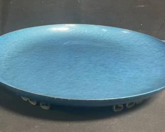 Lot # : 110 - Vintage Kyes (Pasadena) enameled footed bowl
