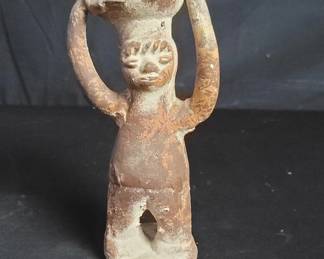 Lot # : 639 - Pre-Columbian style terracotta sculpture
