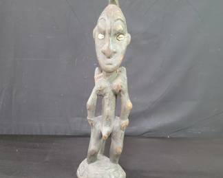 Lot # : 65 - Vintage African carved wood sculpture
