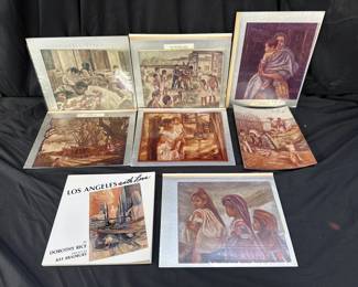 Lot # : 508 - Group of Dorothy Rice photo prints and art book
