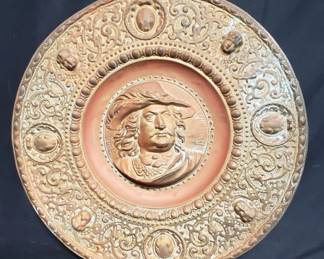 Lot # : 86 - Vintage brass plaque
