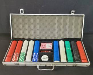 Lot # : 576 - Vintage poker chips set
