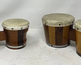 Lot # : 449 - Vintage bongo drums
