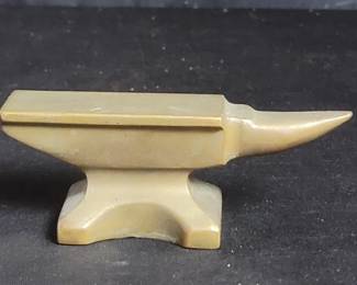 Lot # : 644 - Vintage brass anvil
