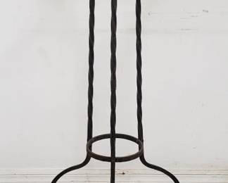 Lot # : 709 - Vintage wrought iron plant stand
