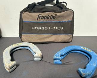 Lot # : 418 - Set of four Franklin horseshoes
