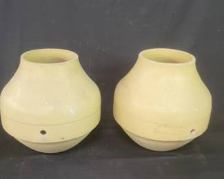 Lot # : 432 - Pair of vintage Coolex magnetic springs pottery
