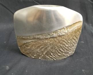 Lot # : 167 - Signed Helgi Joensen Norwegian pewter vase

