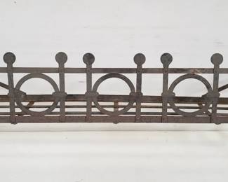 Lot # : 384 - Antique wrought iron wall planter, as is
