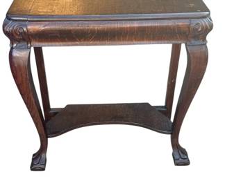 Lot # : 214z - Antique wood console table

