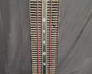 Lot # : 78 - Vintage Japanese double abacus w/ wood beads
