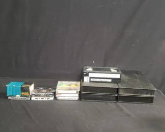 Lot # : 670 - Group of VHS and cassette tapes
