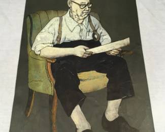 Lot # : 350f - William Gordon 1974 watercolor painting on paper
