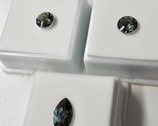 Lot # : 634 - 7.70ctw mystic topaz gemstones
