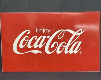 Lot # : 701v - Vintage Coca-Cola vending machine sign
