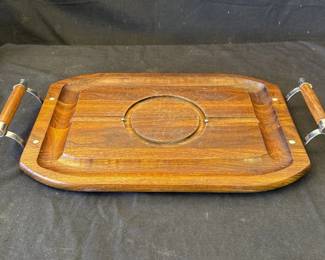Lot # : 358z - Vintage MCM teak carving board
