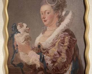 Lot # : 423v - Framed Jean-Honoré Fragonard "The Woman with a
