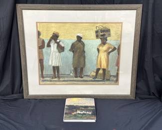 Lot # : 436 - Framed signed Alan Flattmann (1940-),
