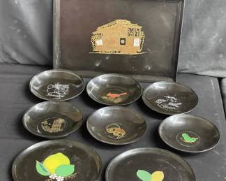 Lot # : 599v - Group of vintage couroc giftware
