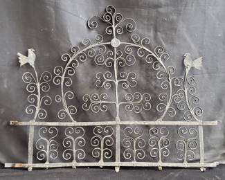 Lot # : 723 - Antique iron Spanish style wall rack
