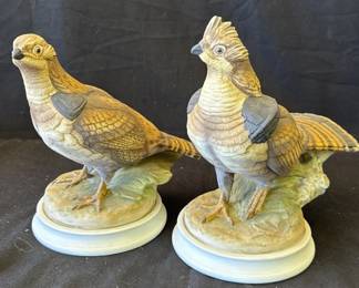 Lot # : 312z - 2 signed ceramic Andrea Boulton bird sculptures
