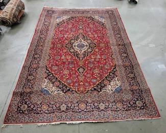 Lot # : 286 - Vintage Kashan handmade rug
