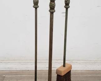 Lot # : 332 - Antique metal fire tools
