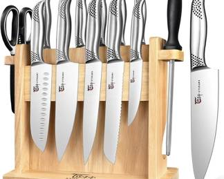 Lot # : 399 - 14 piece Japanese knife set
