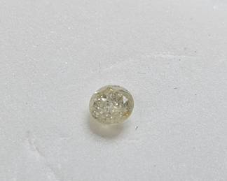 Lot # : 391 - 0.20ct round natural yellow diamond 4mm
