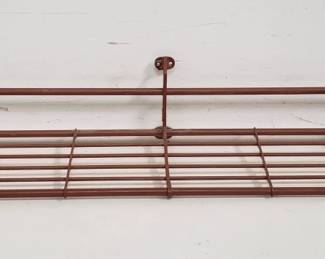 Lot # : 142 - Vintage iron wall-mount plant rack
