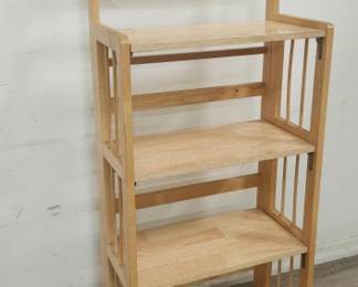 Lot # : 506 - Folding blonde shelf
