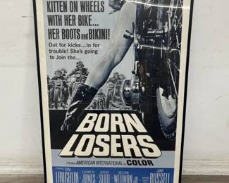 Lot # : 422 - Born Losers movie poster
