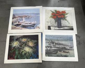 Lot # : 628 - Group of museum offset lithographs & hand
