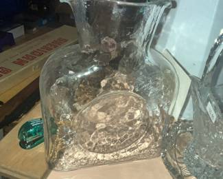 WONDERFUL "BLENKO" GLASS DECANTER