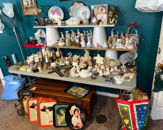 PORCELAIN FIGURES AND MISC