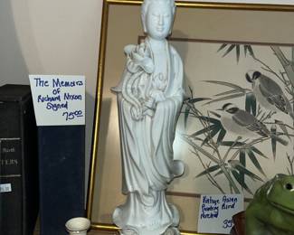 WHITE PORCELAIN "GUAN YIN" STATUE