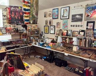 Literally HUNDREDS of rock albums & over 1000 excellent rock 45's w/ picture sleeves!