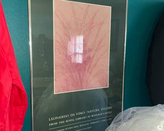 HOUSTON MUSEUM OF FINE ARTS POSTER FOR DAVINCI EXHIBIT