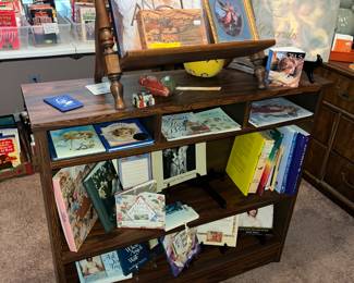 LOW CABINET & LOTS MORE BOOKS