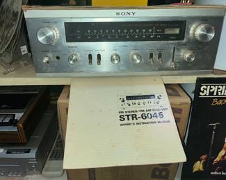 VINTAGE SONY STR-6045 RESCEIVER w/ MANUAL
