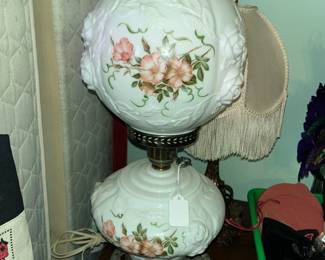 WE HAVE A MATCHING PAIR OF THESE VICTORIAN LAMPS!