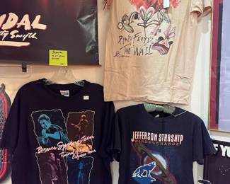 PINK FLOYD, SPRINGSTEEN, STARSHIP SHIRTS