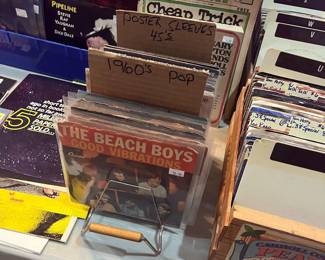 SOME 1960'S SINGLES w/ PICTURE SLEEVES & SEVERAL SINGLES WITH FOLD-OUT POSTER SLEEVES