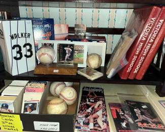 BASEBALL CARDS, AUTOGRAPH BALLS & MORE